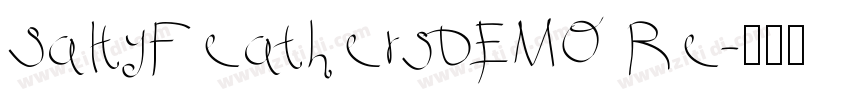 SaltyFeathersDEMO Re字体转换